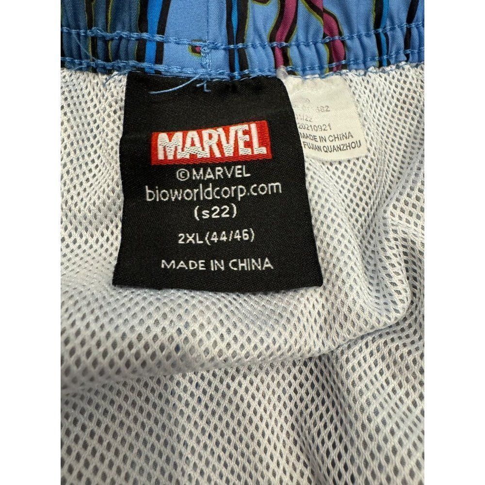 Marvel Black Panther Wakanda Forever Men's Board Shorts Trunks Sz 2XL 44/46 - Picture 5 of 6